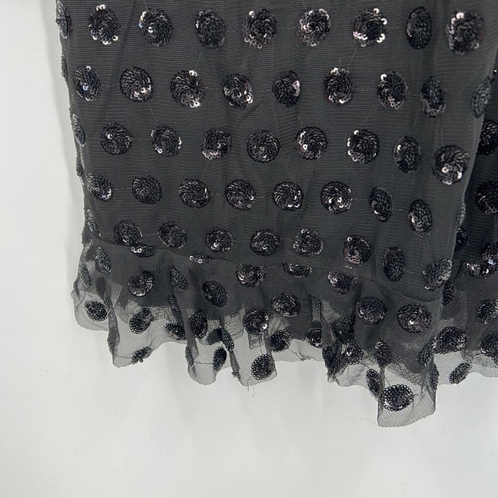 Row A Women's Sequined Black Cocktail Dress Size Small - Picture 6 of 13